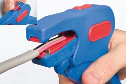 Инструмент для снятия изол. 0,75 - 4,0 мм кв  WEICON плоского кабеля № 7 F