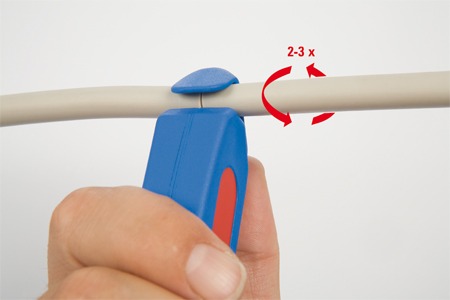 Инструмент для снятия изол. 4 - 28 мм Multi (0,5/0,8/1,5/2,5/4,0/6,0мм.кв)  WEICON № S4-28