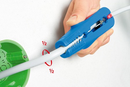 Клещи для снятия изоляции multistripper 0,5 - 6,0 мм кв., 8 - 13 д.  WEICON № 400