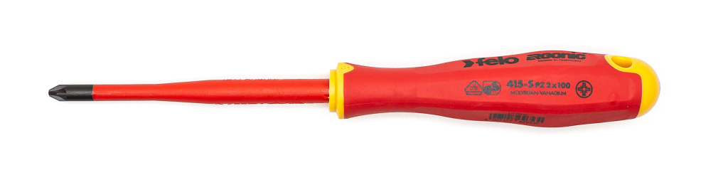 41529390 Отвертка диэлектрическая PZ 2х100 E-Slim Ergonic Felo 41529390 Отвертка диэлектрическая PZ 2х100 E-Slim Ergonic Felo