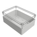MBI-PC 251809 OK Корпус из поликарбоната 254*180*90 мм, пустой, прозрачная крышка, гладкие стенки, IP66