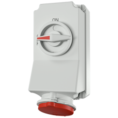 Розетка настенная с выключателем 5108A MENNEKES 5P 6h 32A 400V IP44