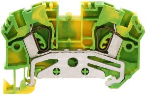 Клемма ZSL 4/2A GNYE зеленая Conta-clip 3525.2