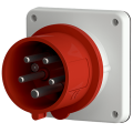 Вилка панельная 815 MENNEKES 5P 6h 16A 400V IP44