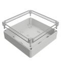 MBI-PC 181806 OK Корпус из поликарбоната 182*180*63 мм, пустой, прозрачная крышка, гладкие стенки, IP66