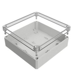 MBI-PC 181806 OK Корпус из поликарбоната 182*180*63 мм, пустой, прозрачная крышка, гладкие стенки, IP66