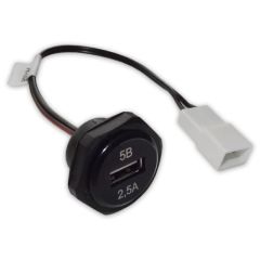 Розетка USB в корпусе с проводами РК-USB