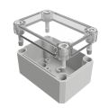 MBI-PC 090706 OK Корпус из поликарбоната 94*65*57 мм, пустой, прозрачная крышка, гладкие стенки, IP66