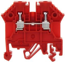 Клемма проходная RK 2,5 BG красная Conta-clip 1296.9