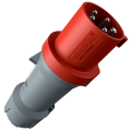 Вилка кабельная 3258 PowerTOP plus MENNEKES 5P 6h 63A 400V IP44
