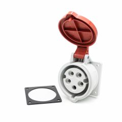 ZH3451 Розетка 5*32А 400В встраиваемая IP44