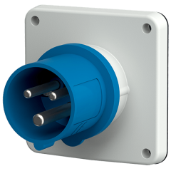 Вилка панельная 812 MENNEKES 3P 6h 16A 230V IP44