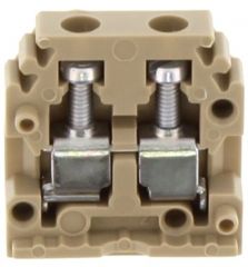 Клемма BKA 2,5/1BG бежевая Conta-clip 1320.2