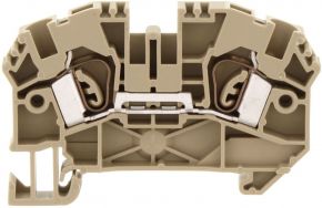 Клемма ZRK 4/2A BG бежевая Conta-clip 3515.2