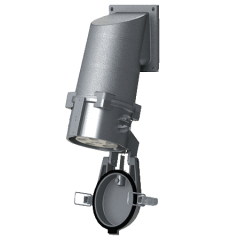 Розетка панельная 75058 Mennekes 5P 6h 200A 400V IP67