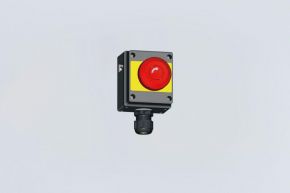 Пост кнопочный  (грибковая кнопка авар. d=55мм (1NO+1NC)), M25 EEx ed IIC T6