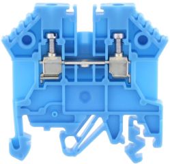 Клемма проходная RK 2,5 BG синяя Conta-clip 1296.5