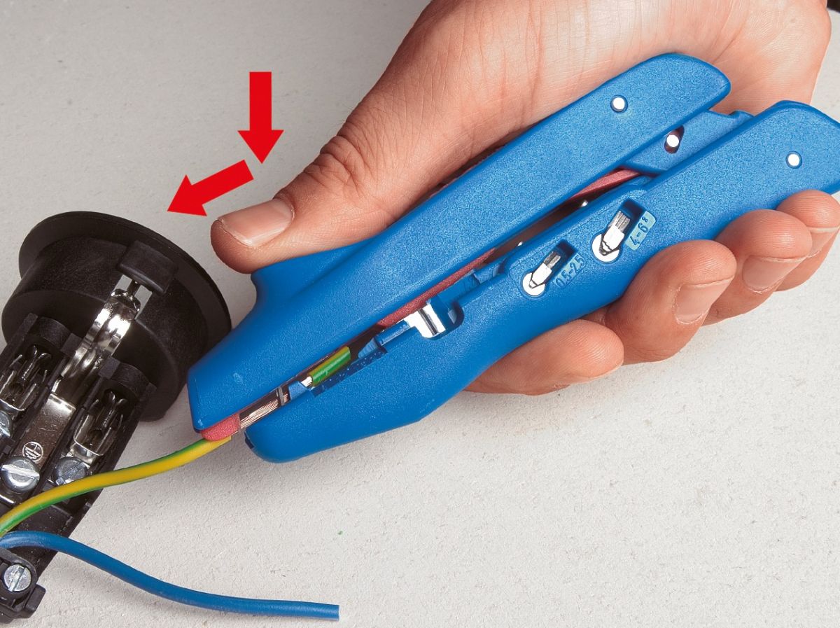 Инструмент для снятия изол. и обжима DUO CRIMP 0,5 - 6,0 мм кв. WEICON № 300