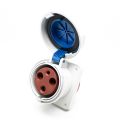 ZH1264 Розетка 3*63A 230В встраеваемая IP67