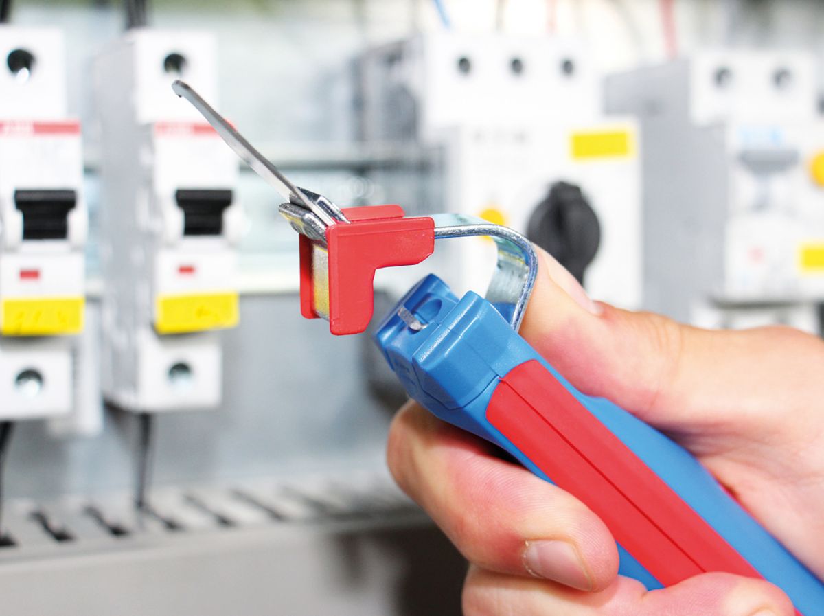 Инструмент для снятия изол. 4 - 28 мм с лезвием-крюком  WEICON № 4-28 H