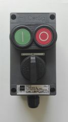 Пост кнопочный кнопки пуск+стоп.переключатель на 3 положения  EEx ed IIC T6