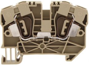 Клемма ZRK 6/2A BG бежевая Conta-clip 3581.2