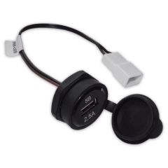 Розетка USB в корпусе с проводами РКК-USB