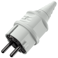 Вилка кабельная SCHUKO 2P 16A 230V IP44