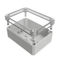 MBI-PC 130906 OK Корпус из поликарбоната 130*94*57 мм, пустой, прозрачная крышка, гладкие стенки, IP66