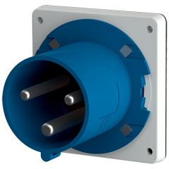 Вилка панельная 1981 MENNEKES 3P 6h 63A 230V IP44