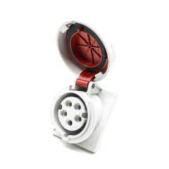 ZH1551 Розетка 5*32А 400В встраиваемая, наклонная 20°, IP67