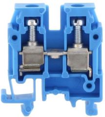 Клемма проходная SRK 2,5/15 GN синяя Conta-clip 1035.5