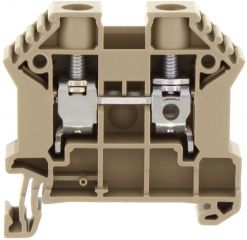Клемма проходная SRK 10/2A BG бежевая Conta-clip 17112.2