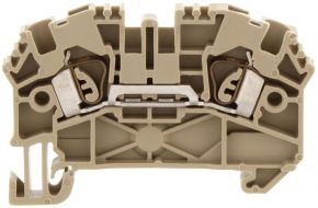 Клемма ZRK 2,5/2A BU бежевая Conta-clip 3500.2