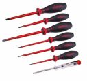 Набор крестовых PZ и шлицевых отверток 1000В, 7 предметов CIMCO 117802