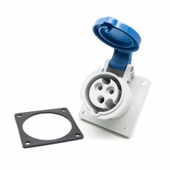 ZH1366 Розетка 3*16А 230В встраиваемая IP44