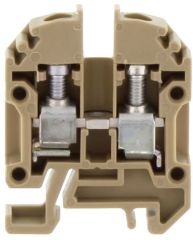 Клемма проходная RK 1.5-4/15 BG бежевая Conta-clip 1010.2