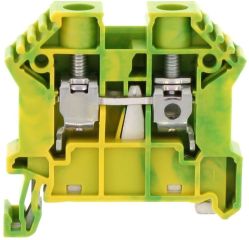 Клемма заземляющая SSL 10/2A GNYE зеленая Conta-clip 17115.2