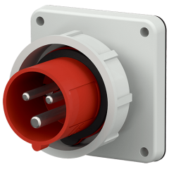 Вилка панельная 827 MENNEKES 4P 6h 16A 400V IP67