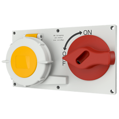 Розетка панельная с выключателем 7520 MENNEKES 3P 4h 16A 110V IP67