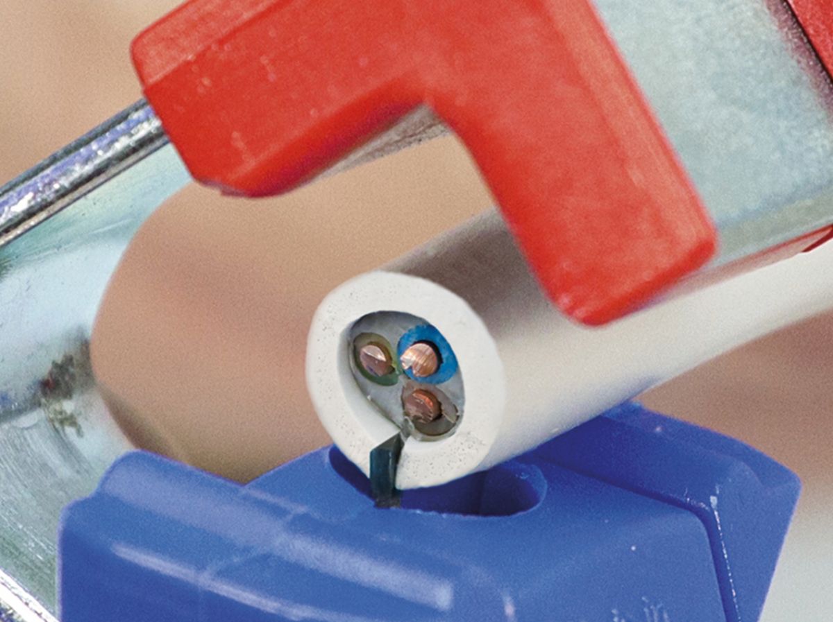 Инструмент для снятия изол. 4 - 28 мм с лезвием-крюком  WEICON № 4-28 H